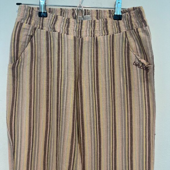 Billabong Low Rise Striped Beach Pants Size Small - Picture 3 of 9